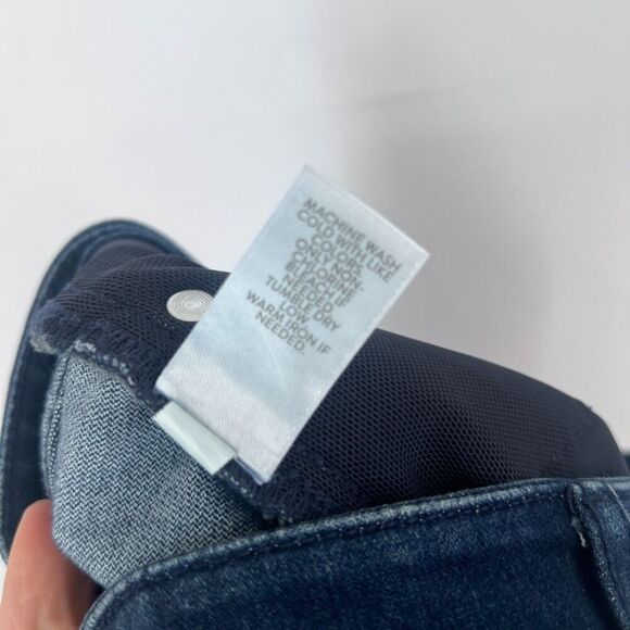 J Jill Denim Premium Flex High Rise Legging Denim Jeans Size 8 Non Destructed - Picture 10 of 12
